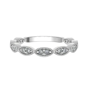 Eydie Lab-Created Platinum Prong  Diamond Ring