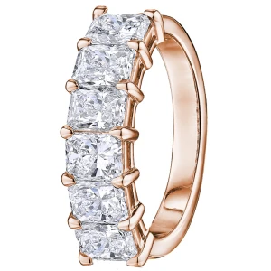 Elianne Lab-Created Rose Gold 4 Prong  Diamond Ring