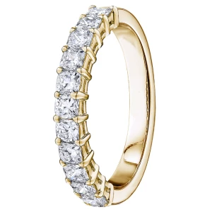 Emelda Lab-Created Yellow Gold 4 Prong  Diamond Ring