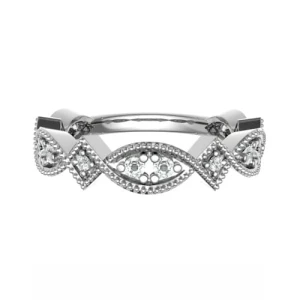 Erna Lab-Created Platinum Prong  Diamond Ring