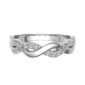 Edee Lab-Created Round cut Prong  Diamond Ring