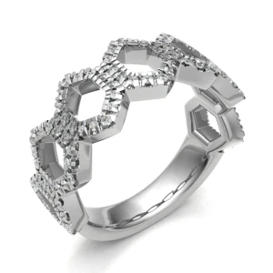 Elishia 0.50 Carat Lab-Created Round cut Prong  Diamond Ring