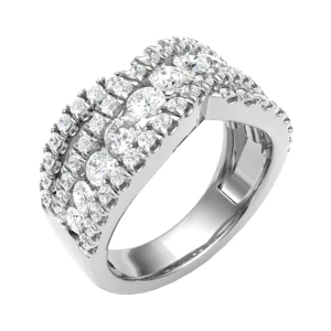 Enide Natural Rose Gold Prong  Diamond Ring