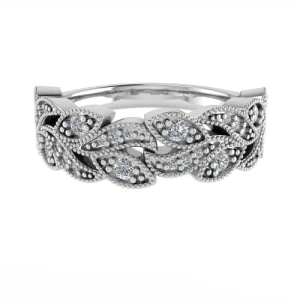 Elyvia 0.33 Carat Lab-Created Round cut Prong  Diamond Ring