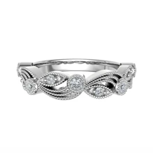 Eadie Natural Round cut Prong  Diamond Ring