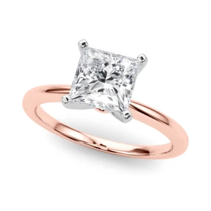 Teryn Lab-Created Diamond Rose Gold 4 Prong 