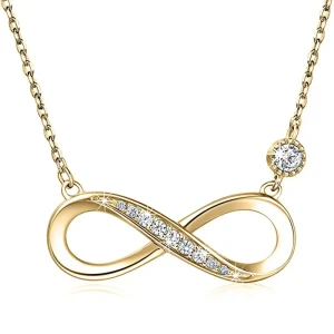 Virani Lab-Created Diamond Yellow Gold Pave Set Chain Necklace