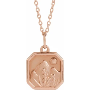 Viveca Rose Gold Chain Necklace