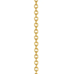 Toby Yellow Gold 0.7MM Sterling Silver Necklace