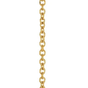 Kayden Yellow Gold 1.2MM Sterling Silver Necklace