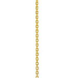 Liam Yellow Gold 0.7MM Sterling Silver Necklace