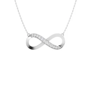 Vianca Lab-Created Diamond Platinum Pave Set Chain Necklace