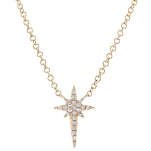Panu Natural Diamond Prong Set Cross Pendant Necklace