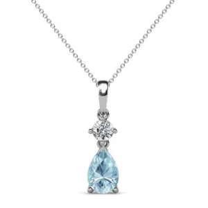 Quiana Platinum 3 Prong  Necklace