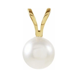 Vanya Yellow Gold Freshwater Pearl Gemstone Necklace