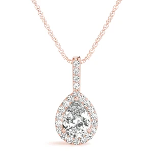 Torri Natural Diamond Rose Gold 3 Prong 