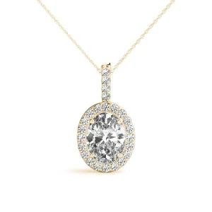 Tamura Lab-Created Diamond Yellow Gold 4 Prong 