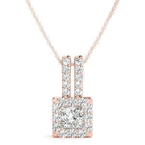 Toshika Natural Diamond Rose Gold 4 Prong 