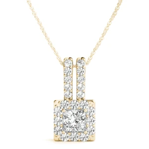 Toshika Natural Diamond Yellow Gold 4 Prong 