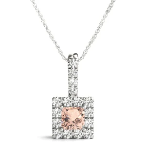 Taleyah Morganite Yellow Gold 4 Prong 