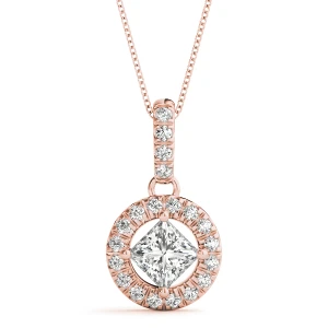 Tiffinee Natural Diamond Rose Gold 4 Prong 
