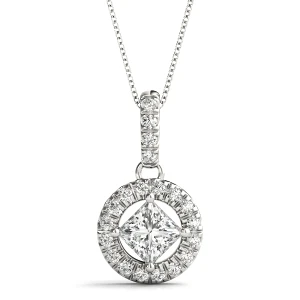 Tiffinee Natural Diamond Silver 4 Prong 