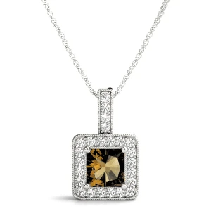 Tiva Brown Diamond Yellow Gold 4 Prong 