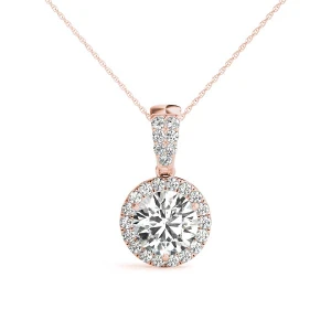 Taiba Lab-Created Diamond Rose Gold 4 Prong 