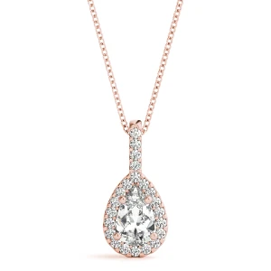 Thaleia Natural Diamond Rose Gold 4 Prong 