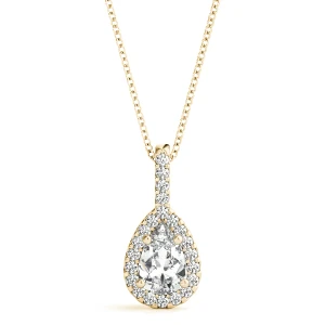 Thaleia Natural Diamond Yellow Gold 4 Prong 