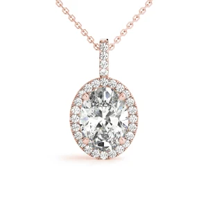 Tressie Natural Diamond Rose Gold 4 Prong 