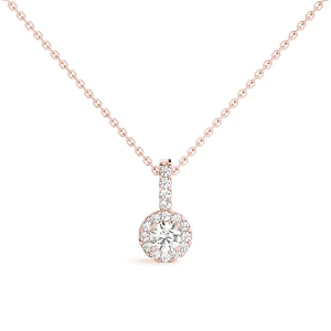 Tiye Natural Diamond Rose Gold 4 Prong 