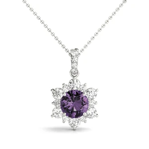 Toshiko Amethyst Yellow Gold 4 Prong 