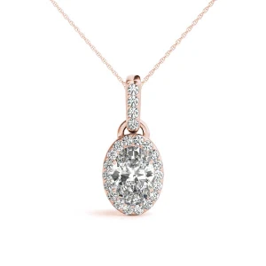 Toria Natural Diamond Rose Gold 4 Prong 