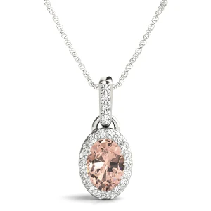 Tashan Morganite White Gold 4 Prong 