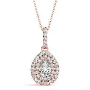 Telma Lab-Created Diamond Rose Gold 3 Prong 