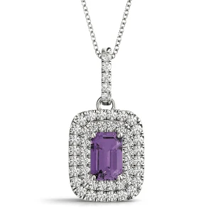 Toiya Amethyst Silver 4 Prong 