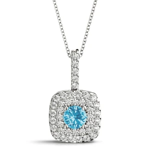 Tangela Aquamarine Yellow Gold 4 Prong 