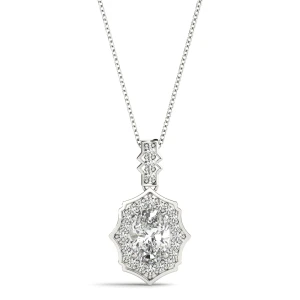 Tanna Natural Diamond White Gold 4 Prong 