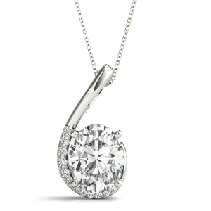 Taisie Lab-Created Diamond Silver 