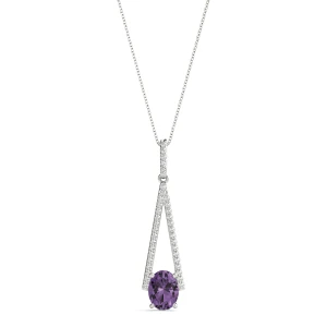 Tahzib Amethyst Silver 