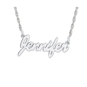 Tatum White Gold Necklace