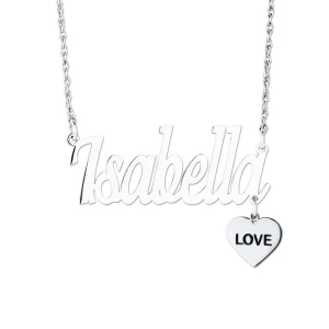 Thalia White Gold Necklace