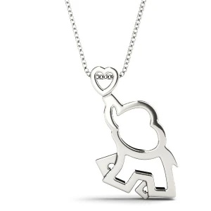 Talayah White Gold Necklace