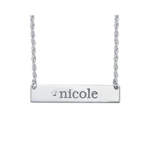 Tirzah White Gold Necklace