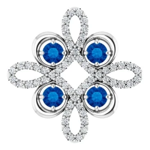 Prerita Blue Sapphire 4 Prong 