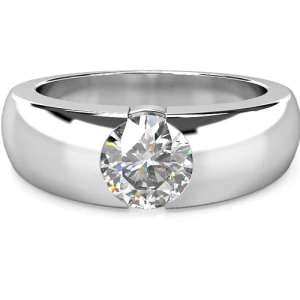Dreda 0.10 - 0.20 Carat Lab-Created Round cut Bezel  Promise Diamond Ring
