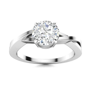 Drueta 0.10 - 0.20 Carat Lab-Created Round cut 4 Prong  Promise Diamond Ring
