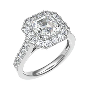 Emmalynn Lab-Created Rose Gold 4 Prong Everyday Diamond Ring