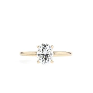 Celisa Natural 4 Prong Solitaire Diamond Ring